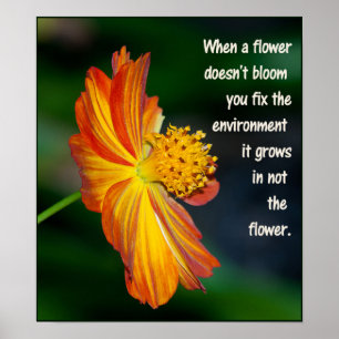 Poster Quand la fleur ne s'épanouit pas...