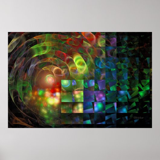 Poster 'Quand la lumière rencontre l'illusion' (Devant)