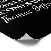 Poster Quand la tyrannie devient loi, la rébellion devien (Coin)