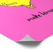 Poster Quand la vie vous donne citrons rose (Coin)