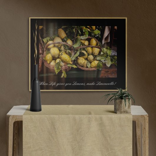 Poster Quand La Vie Vous Donne Des Citrons Font Du Limonc