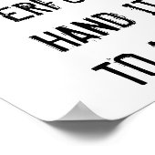 Poster Quand la vie vous donne du parfum, donnez-le-moi ! (Coin)