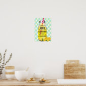 Poster Quand la vie vous donne l'affiche des citrons (Cuisine)