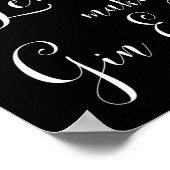 Poster Quand La Vie Vous Met Les Citrons Typographie (Coin)