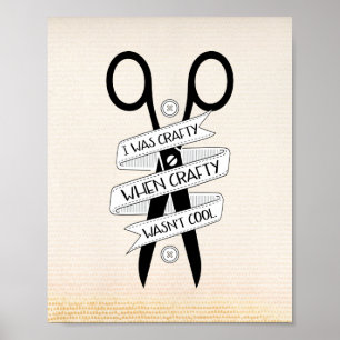 Poster Quand l'artisanat n'était pas un Cool citant une a