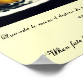 Poster "Quand le destin nous donne un citron, laissons... (Coin)