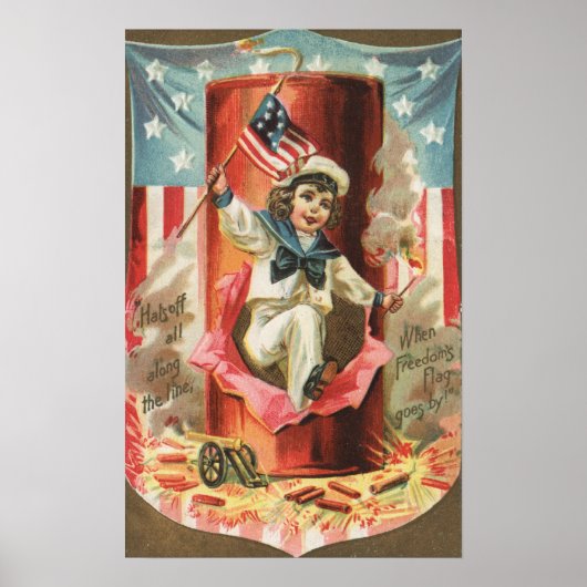 Poster Quand le drapeau de la liberté passe (Devant)