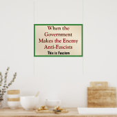 Poster Quand l'ennemi est anti-fasciste (Cuisine)