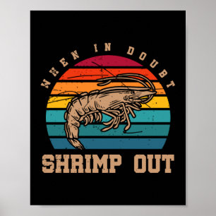 Poster Quand les crevettes sont en doute Jiu Jitsu BJJ Ma