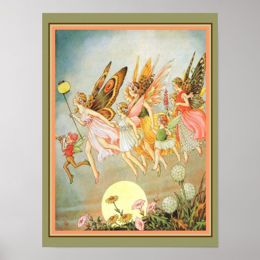 Poster "Quand les fées sortent" 1915 Imprimer (Devant)