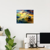 Poster Quand les flammes jumelles se rencontrent pour la (Bureau à domicile)