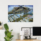 Poster Quand les Levees ont cassé par David Russell (Bureau à domicile)