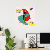Poster Quand les rêves se transforment en poussière... (Bureau à domicile)