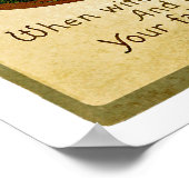 Poster Quand les sorcières abondent à Halloween (Coin)