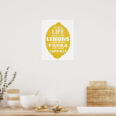 Poster Quand Life vous donne des citrons faire l'impressi (Cuisine)
