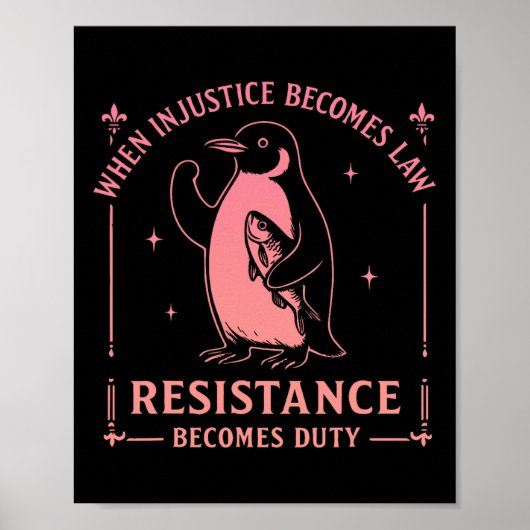Poster Quand l'injustice devient loi, la résistance devie (Devant)