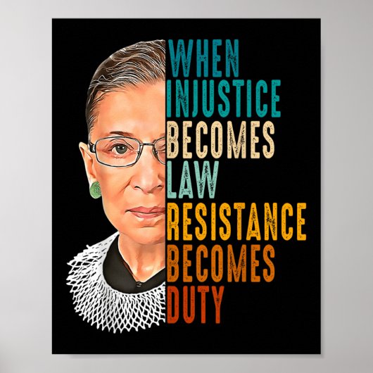 Poster Quand l'injustice devient loi, la résistance devie (Devant)
