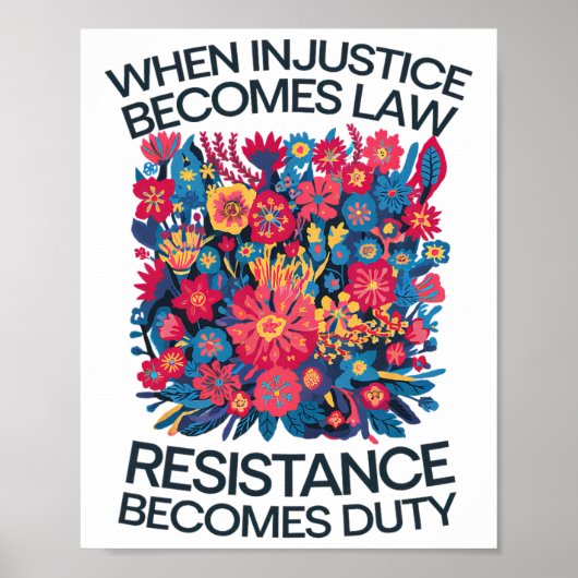 Poster Quand l'injustice devient loi, la résistance devie (Devant)