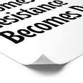 Poster Quand l'injustice devient loi, la résistance devie (Coin)