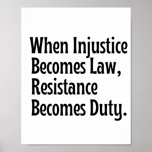 Poster Quand l'injustice devient loi, la résistance devie (Devant)