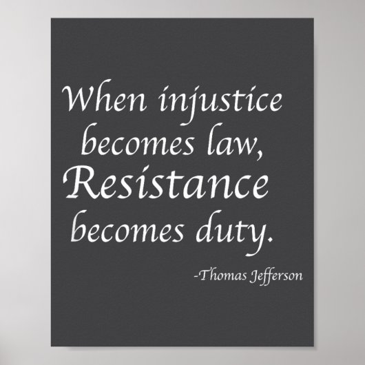 Poster Quand l'injustice devient loi, la résistance devie (Devant)