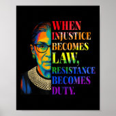 Poster Quand l'injustice devient loi, la résistance devie (Devant)