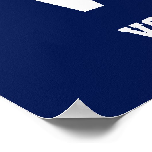 Poster Quand nous combattons, nous gagnons Harris Walz (Coin)