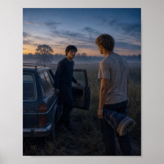 Poster Quand nous nous sommes arrêtés | Projet d'art gay