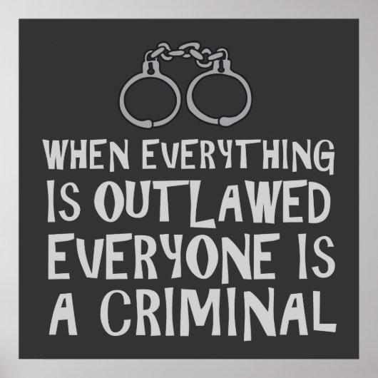 Poster Quand tout est illégal (avec graphique) (Devant)