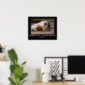 Poster Quand tout le reste échoue - Hug Da Cat (Bureau à domicile)