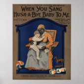 Poster Quand tu as chanté, dis-moi adieu à mon bébé (Devant)