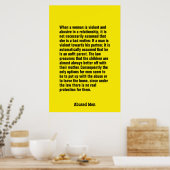 Poster Quand Une Femme Est Violente Et Abusive ... (Cuisine)