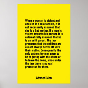Poster Quand Une Femme Est Violente Et Abusive ...