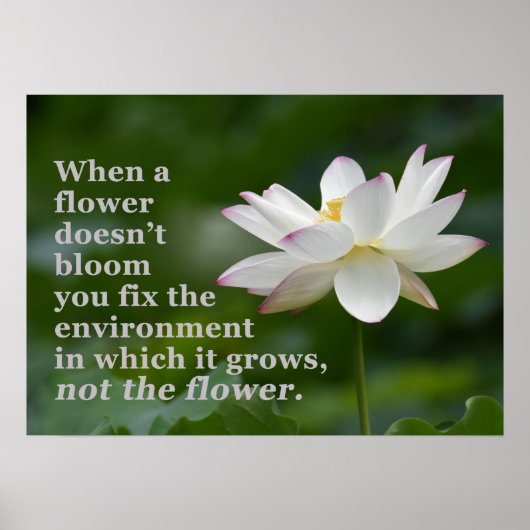 Poster Quand une fleur ne s'épanouit pas (Devant)