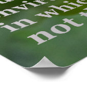 Poster Quand une fleur ne s'épanouit pas (Coin)