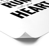 Poster Quand vos jambes se fatiguent, courez avec votre c (Coin)