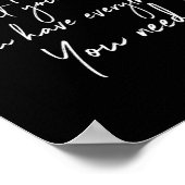 Poster quand vous aimez ce que vous avez, vous avez tout (Coin)