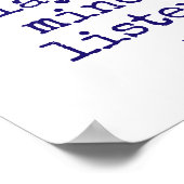 Poster Quand Vous Jouez Ne Vous souciez Jamais Qui - Cita (Coin)