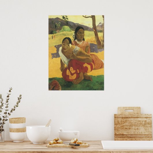 Poster Quand vous marierez-vous ? par Paul Gauguin, Art V (Cuisine)