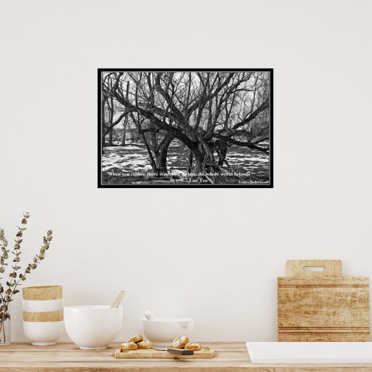 Poster "Quand vous réalisez qu'il n'y a rien de manquant. (Cuisine)