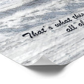 Poster Quand vous sortez de la tempête Inspirationnel (Coin)