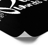 Poster Quand Word Fail Musique Parle Symbole Notes Musica (Coin)