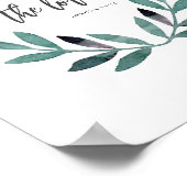 Poster Quant à moi et ma maison Verset biblique minimalis (Coin)