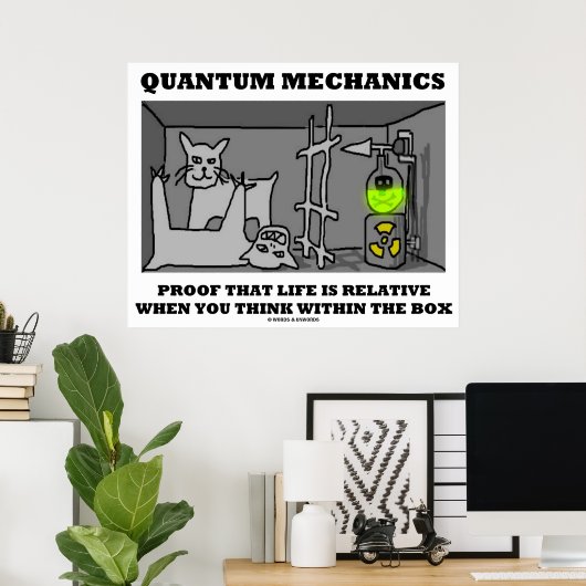 Poster Quantum Mechanics (Bureau à domicile)