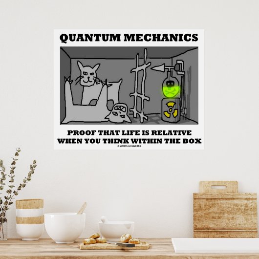 Poster Quantum Mechanics (Cuisine)