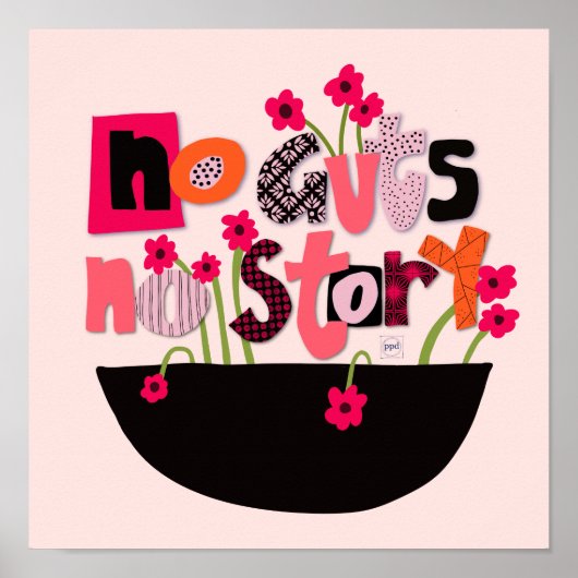 Poster Quaote à main inspirante (Devant)