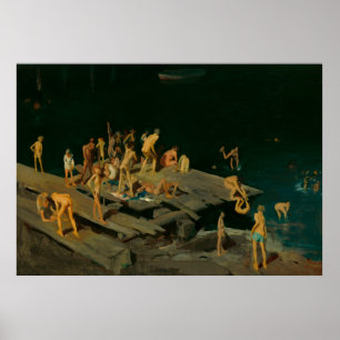 Poster Quarante-deux enfants par George Bellows (1907)