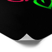 Poster Quarante Roses noires rouges dorées Fabuleuses Ann (Coin)