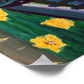 Poster Quarantiné dans Key West au milieu des palmiers et (Coin)