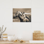 Poster Quart De Chevaux Sur Les Prairies Canadiennes (Cuisine)